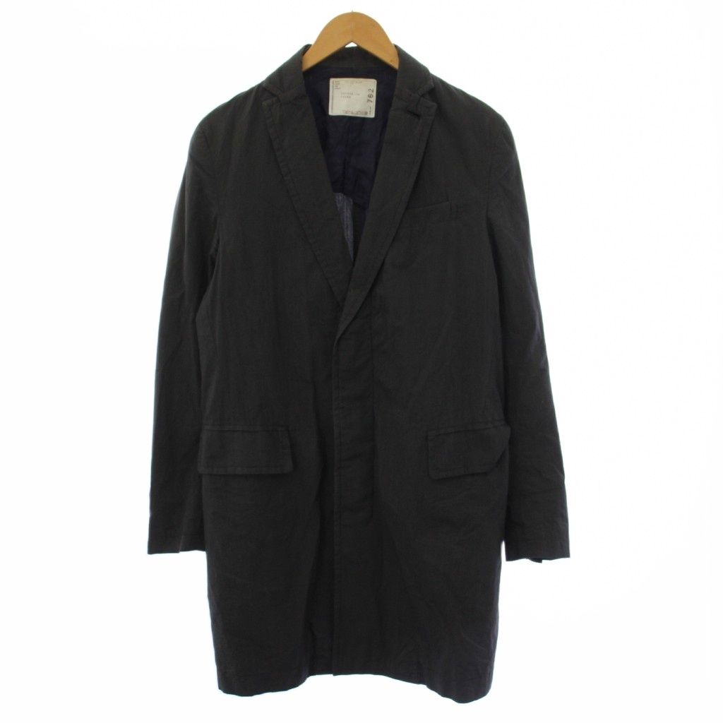 Sacai サカイ　チェスターコート サカイ sacai チェスターコート ロング ストライプ柄 1 黒 15-00762M