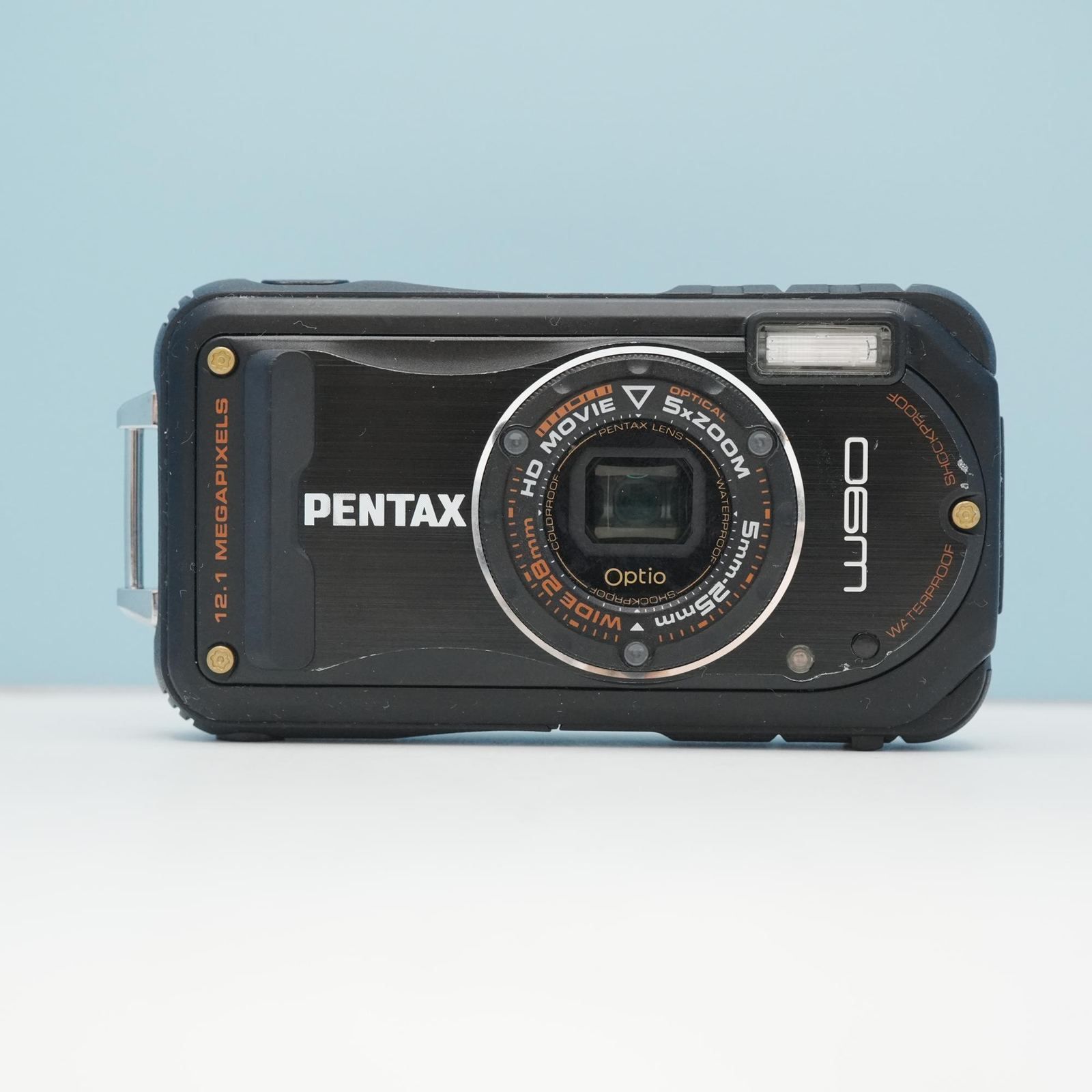 PENTAX Optio W90 デジカメ スマホ転送OK フルセット シロクマカメラ