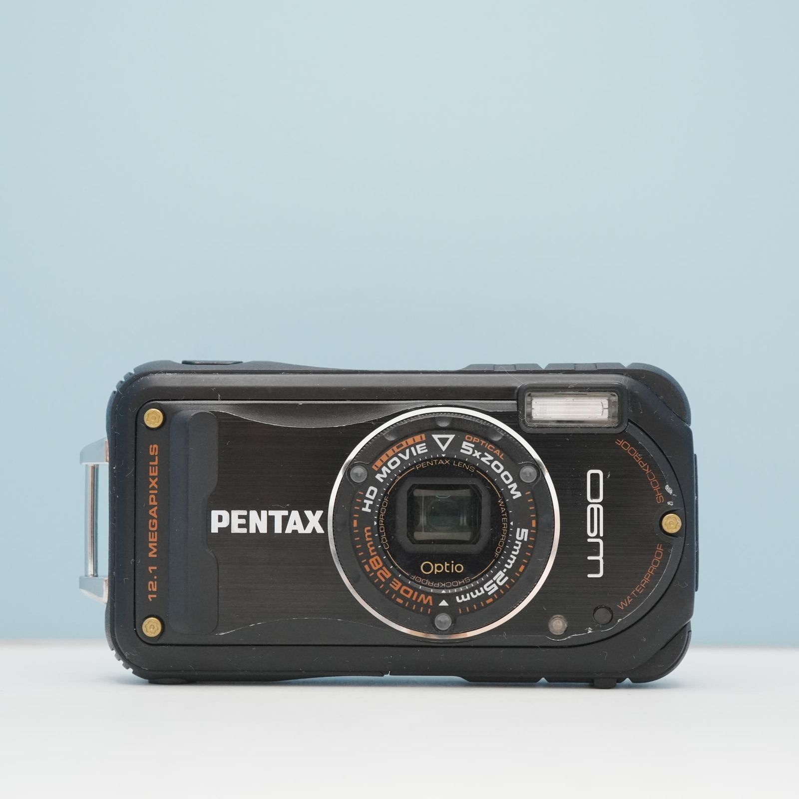 PENTAX Optio W90 デジカメ スマホ転送OK フルセット シロクマカメラ