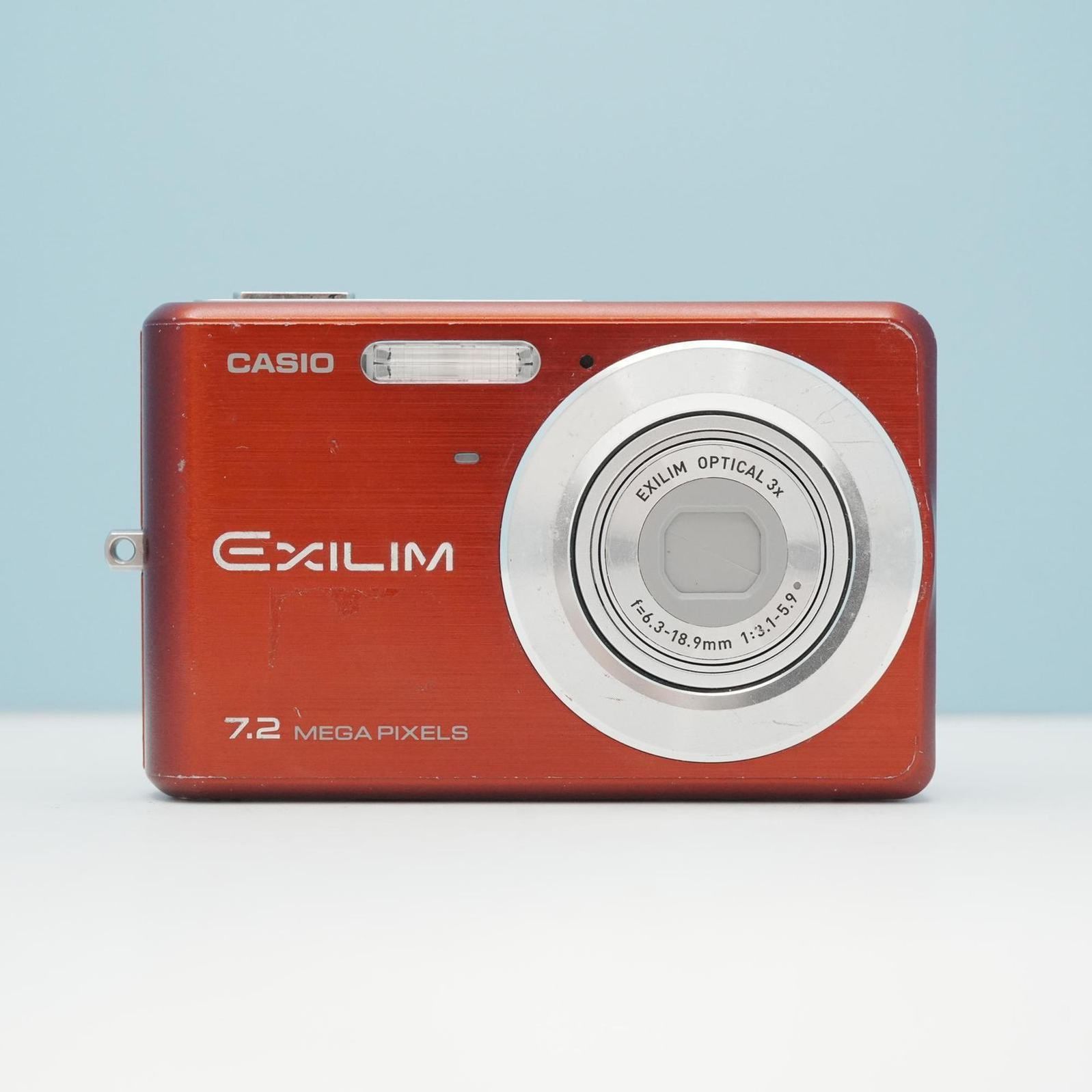 【レア】20年以上前　デジカメと専用のマリンパック　セット CASIO EXILIM EX-Z77 デジカメ スマホ転送OK フルセット シロクマ