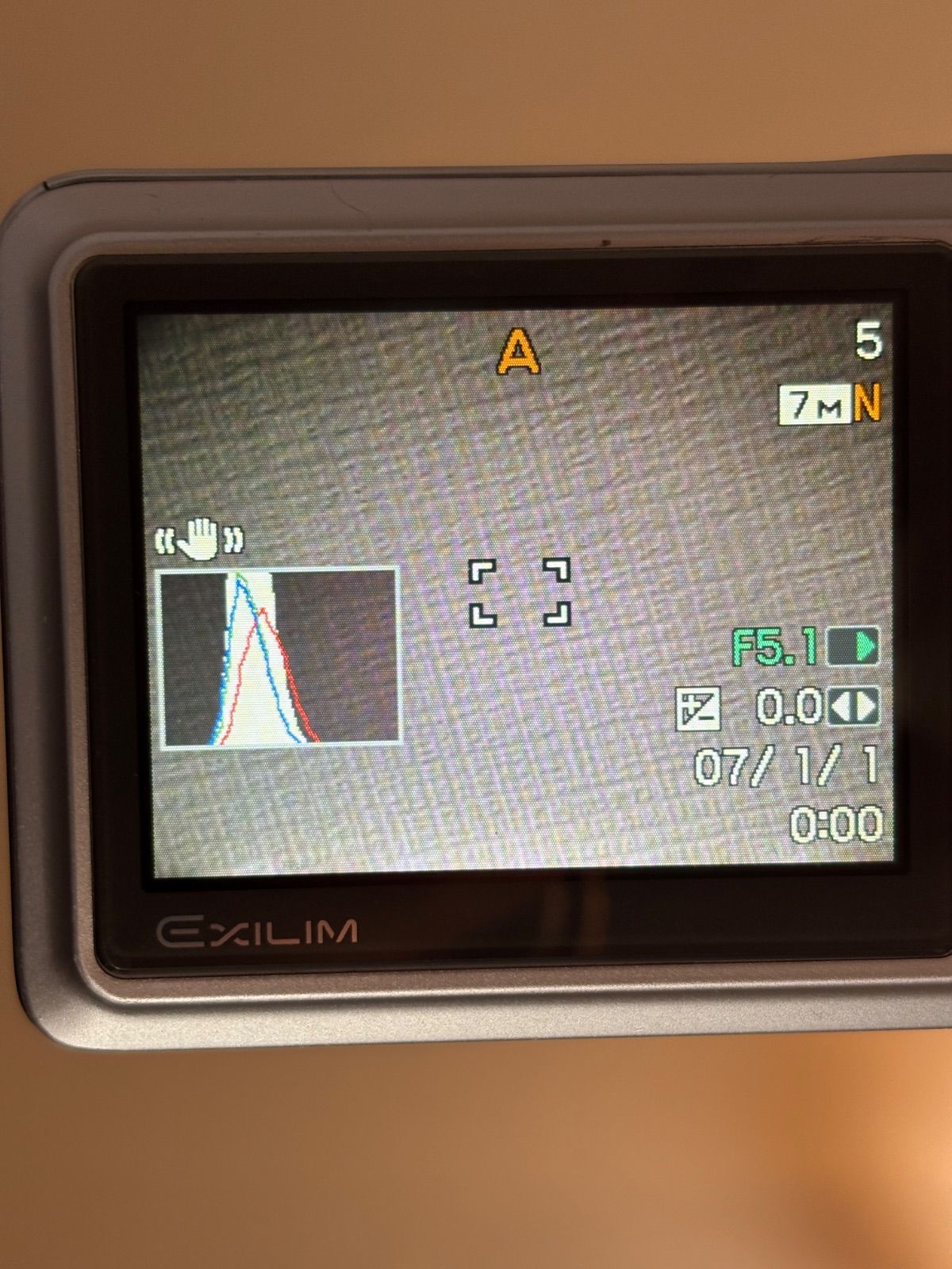 2624【動作品】 CASIO EXILIM EX-V7 シルバー カシオ エクシリム