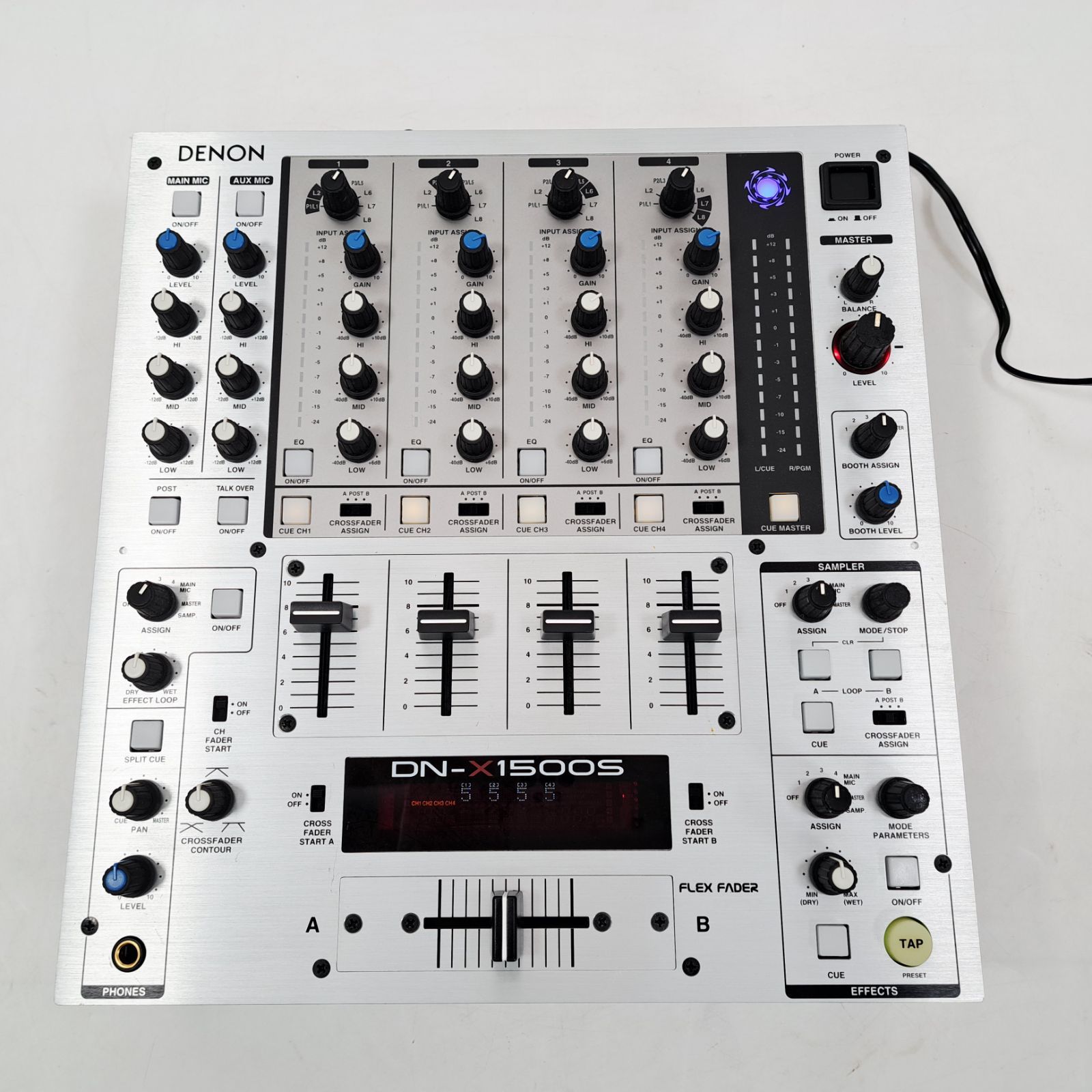 DENON デノン DN-X1500S 4ch DJミキサー 動作確認済み - メルカリ