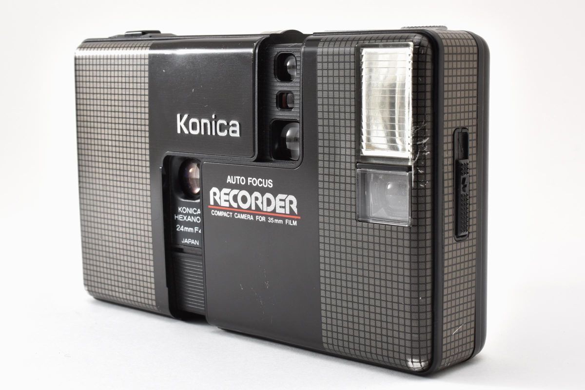 ☆動作品☆ KONICA コニカ AUTO FOCUS Recorder レコーダー 24mm F4