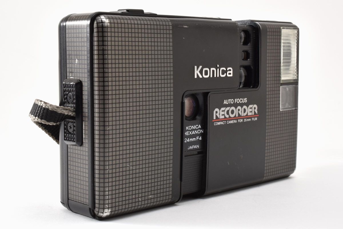Konica auto focus RECORDER コニカ ☆動作品☆ KONICA コニカ AUTO FOCUS Recorder レコーダー 24mm F4