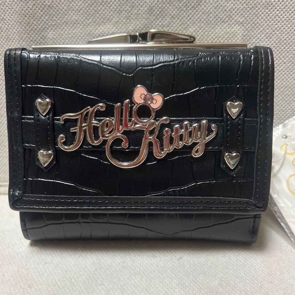 Hello kitty 🎀 2006 ワレット クロコ型押しBL VIVITIX