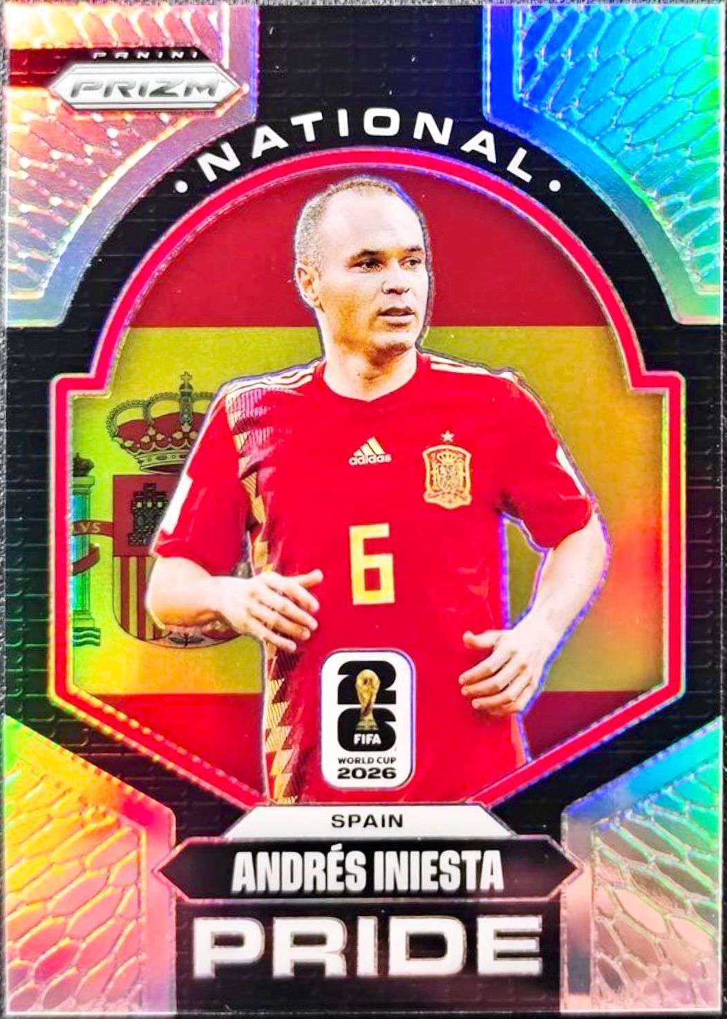 Andrés Iniesta Luján イニエスタ　ジャージカード　/49 10/6まで出品】Andres Iniesta アンドレス・イニエスタ Panini Prizm