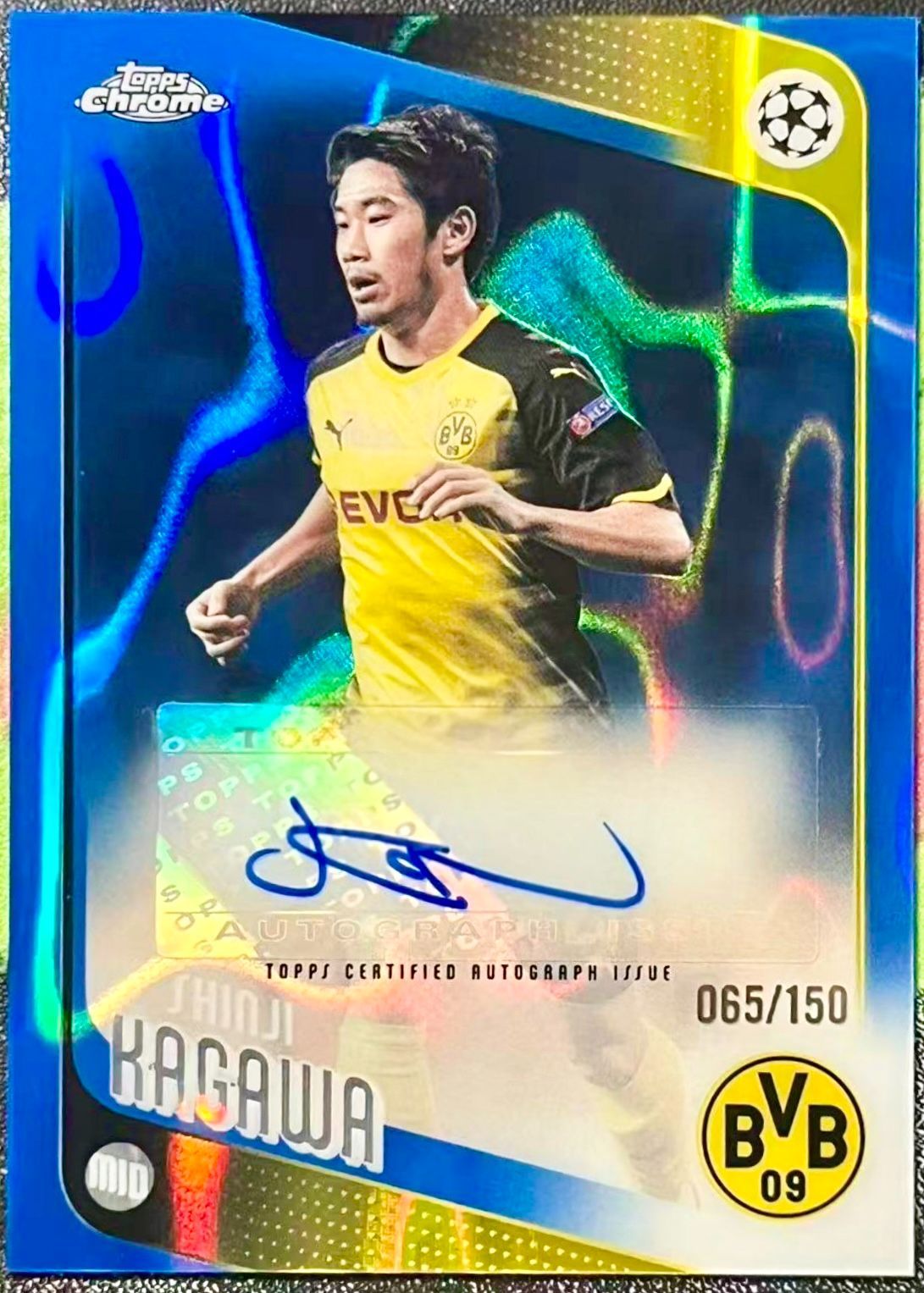10/6まで出品】香川真司 Shinji Kagawa Topps Chrome UCC 2025-26 /150