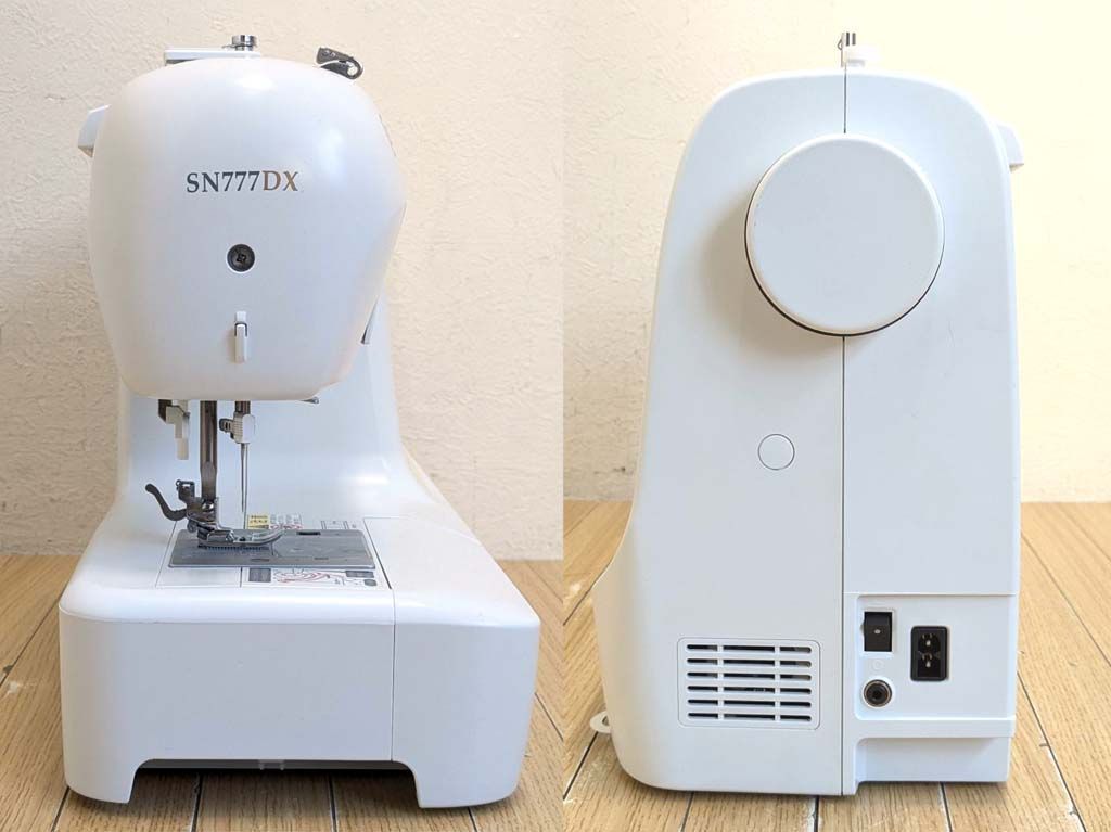 SN-777DXシンガーミシン美品 SINGER シンガー コンピューターミシン SN777DX 文字縫い - メルカリ