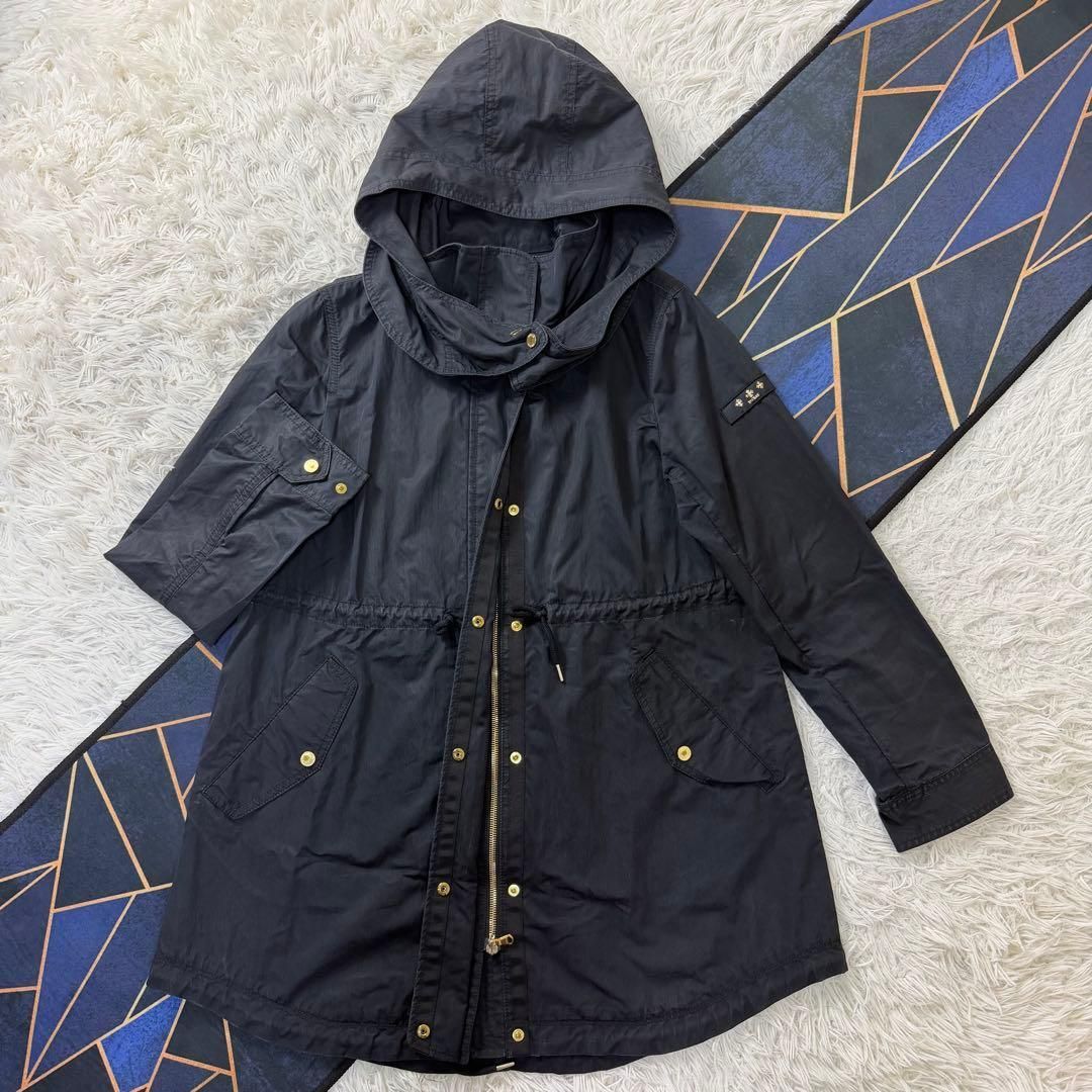 タトラス TATRAS フード付き ナイロンジャケット 02 Mサイズ 紺色