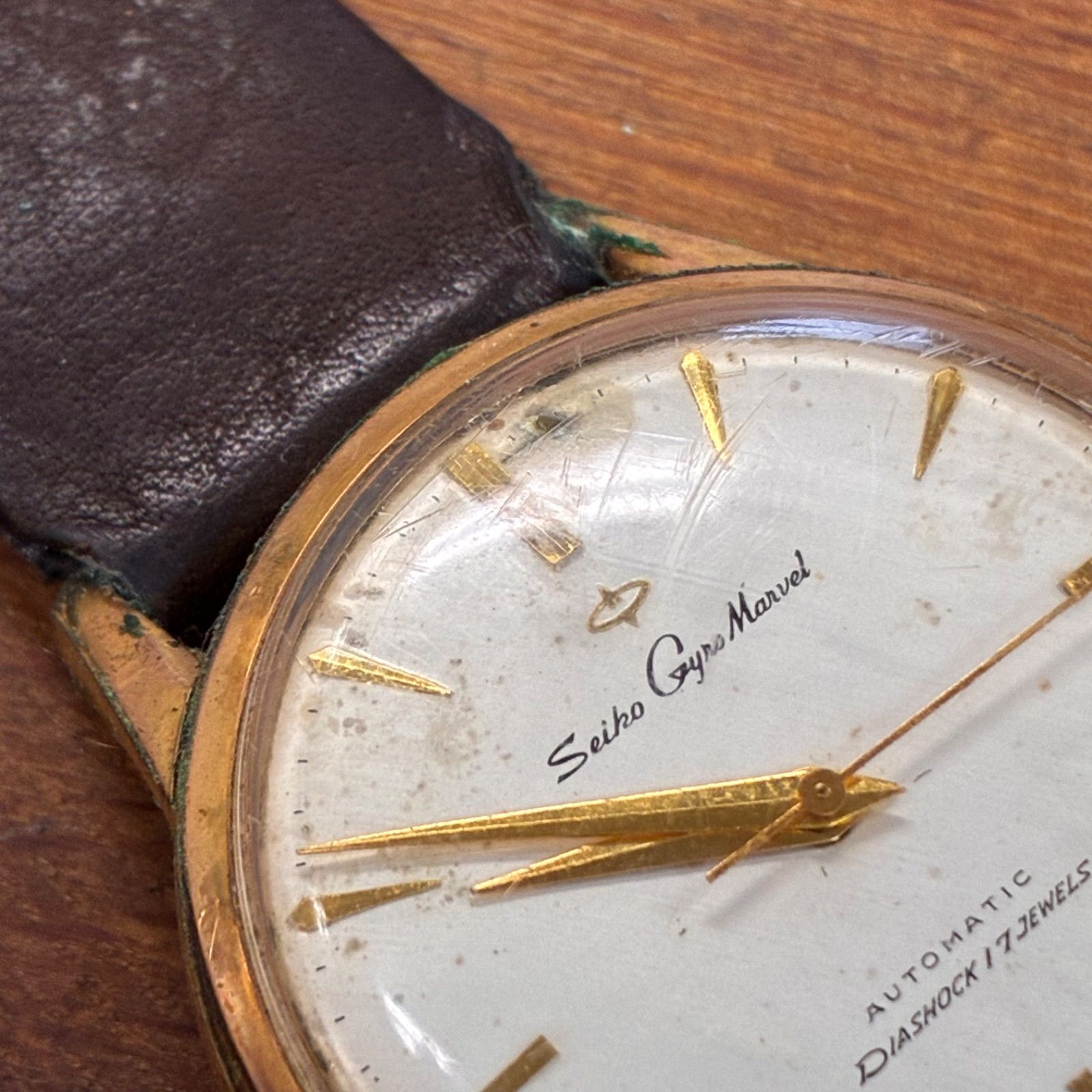 稼動品】SEIKO ヴィンテージ腕時計 17石 ジャイロマーベル（SEIKO Gyro