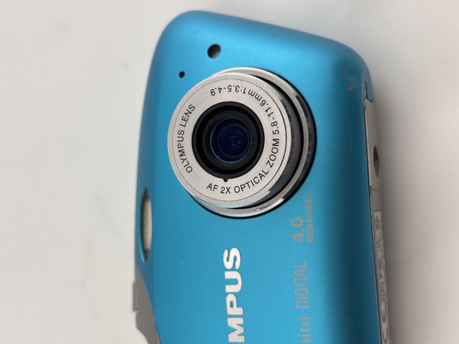2621【動作確認済み】 OLYMPUS μ-mini DIGITAL ブルー オリンパス