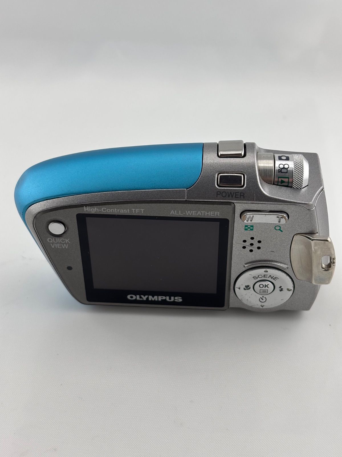 2621【動作確認済み】 OLYMPUS μ-mini DIGITAL ブルー オリンパス