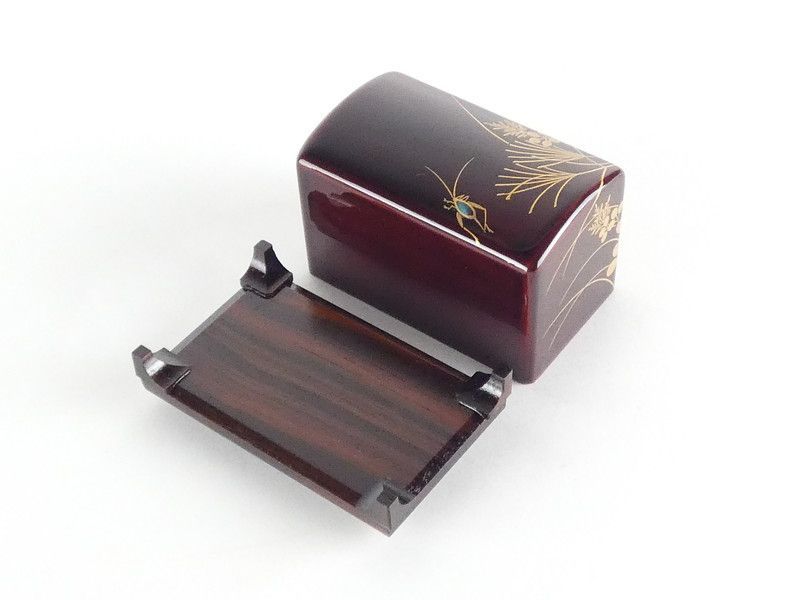 華山 作「虫籠 香合」共箱 木製 保証品 螺鈿 /R490(tg3) - メルカリ