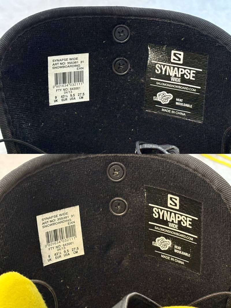 SALOMON サロモン SYNAPSE WIDE 27.5cm スノーボード スノーブーツ