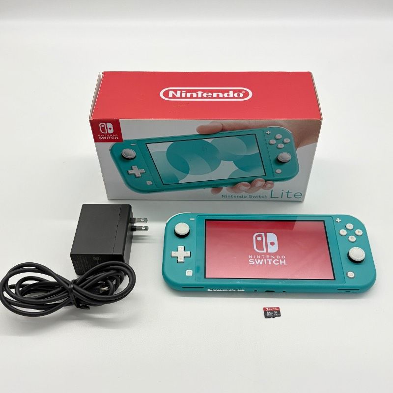 美品/動作品/初期化済み】NintendoSwitchLite ターコイズ HDH-001 箱