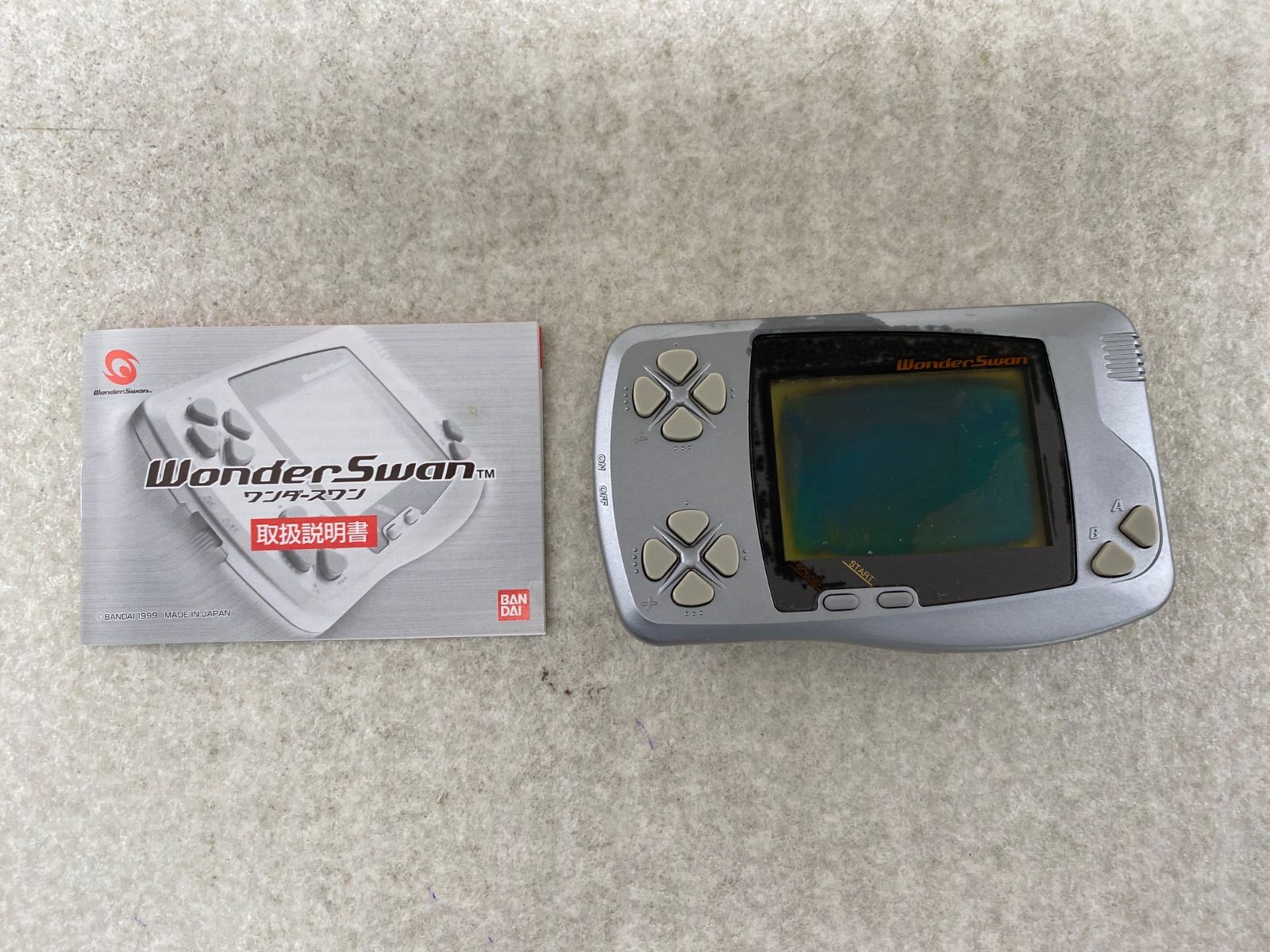 ワンダースワン シルバーメタリック ジャンク品 - メルカリ
