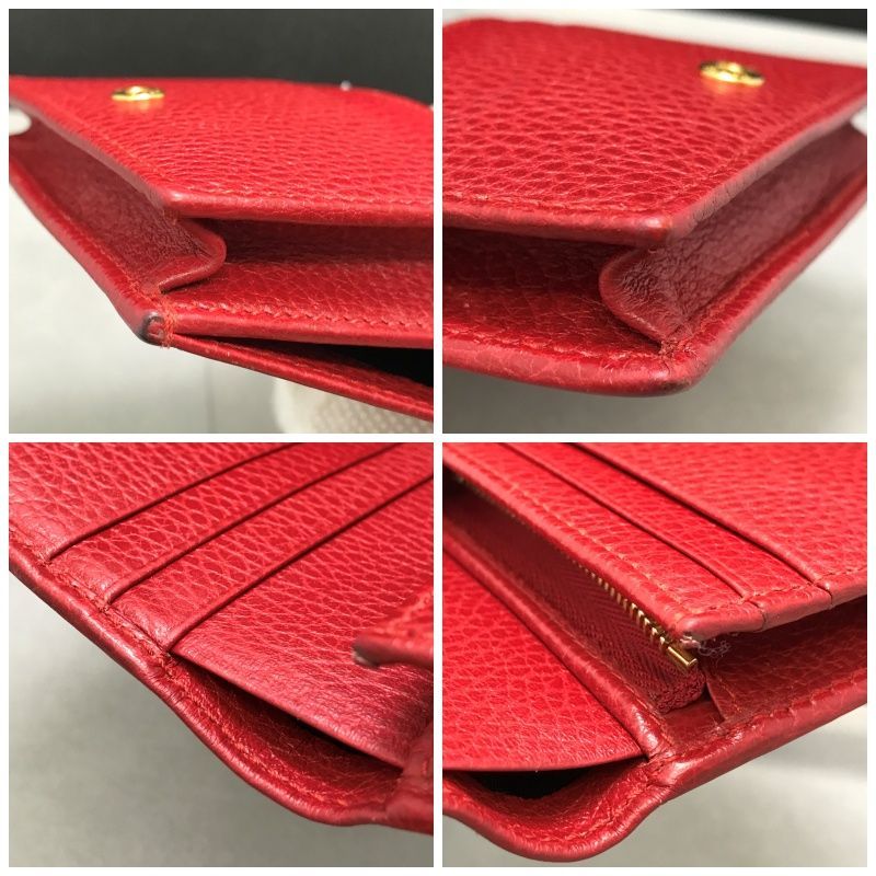 美品】GUCCI グッチ 二つ折り財布 コンパクトウォレット GGマーモント