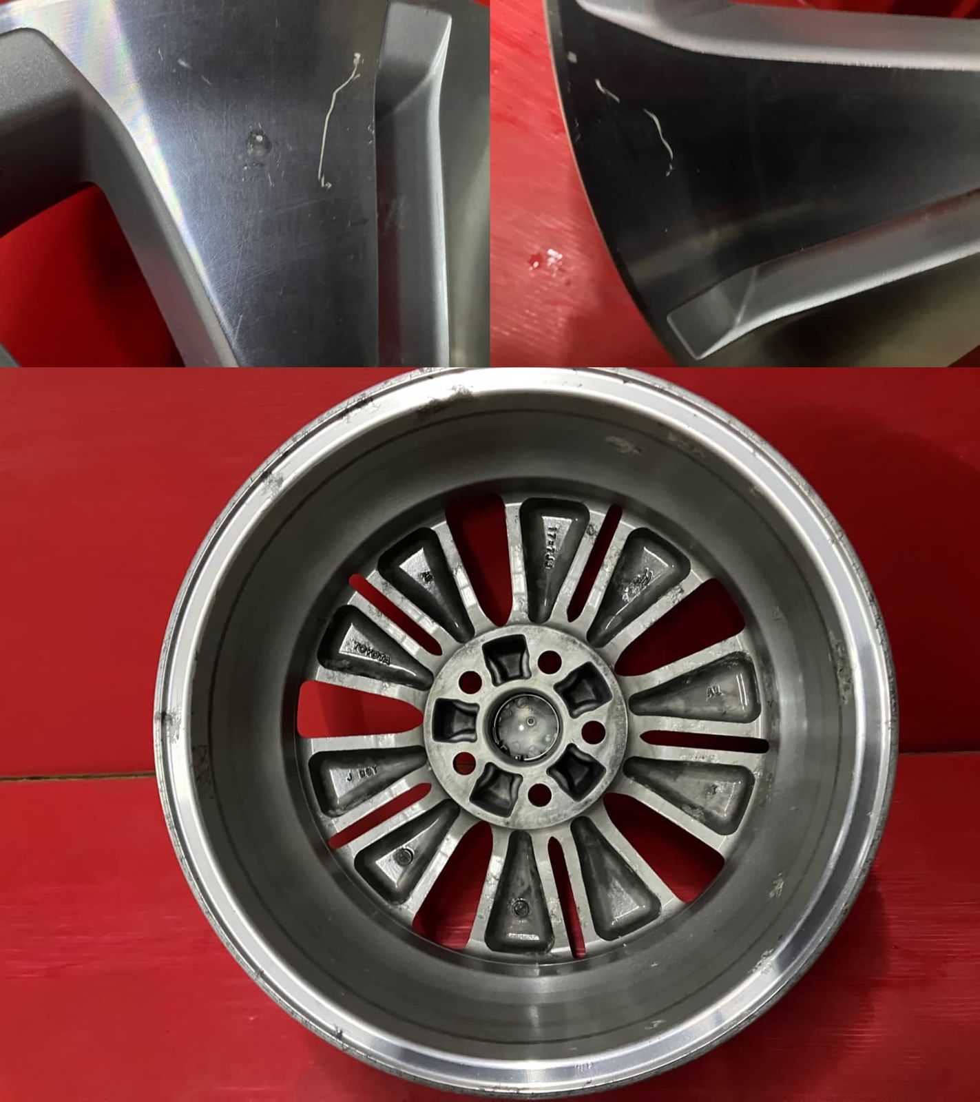 中古アルミホイール トヨタ 10系アルファード純正【17x7.0+45 114.3/5H