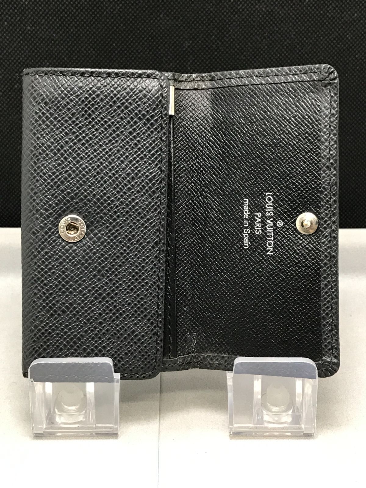 LOUIS VUITTON ルイヴィトン 4連キーケース タイガ ブラック 3558