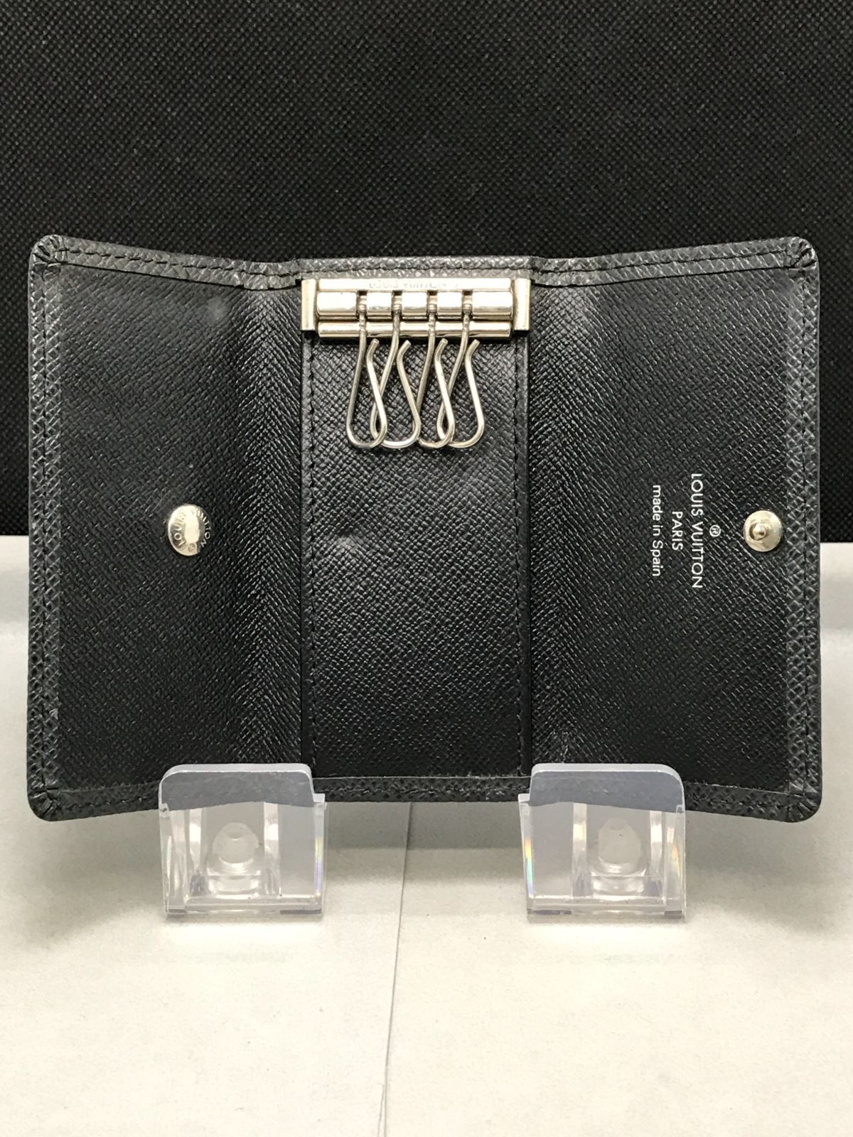 LOUIS VUITTON ルイヴィトン 4連キーケース タイガ ブラック 3558