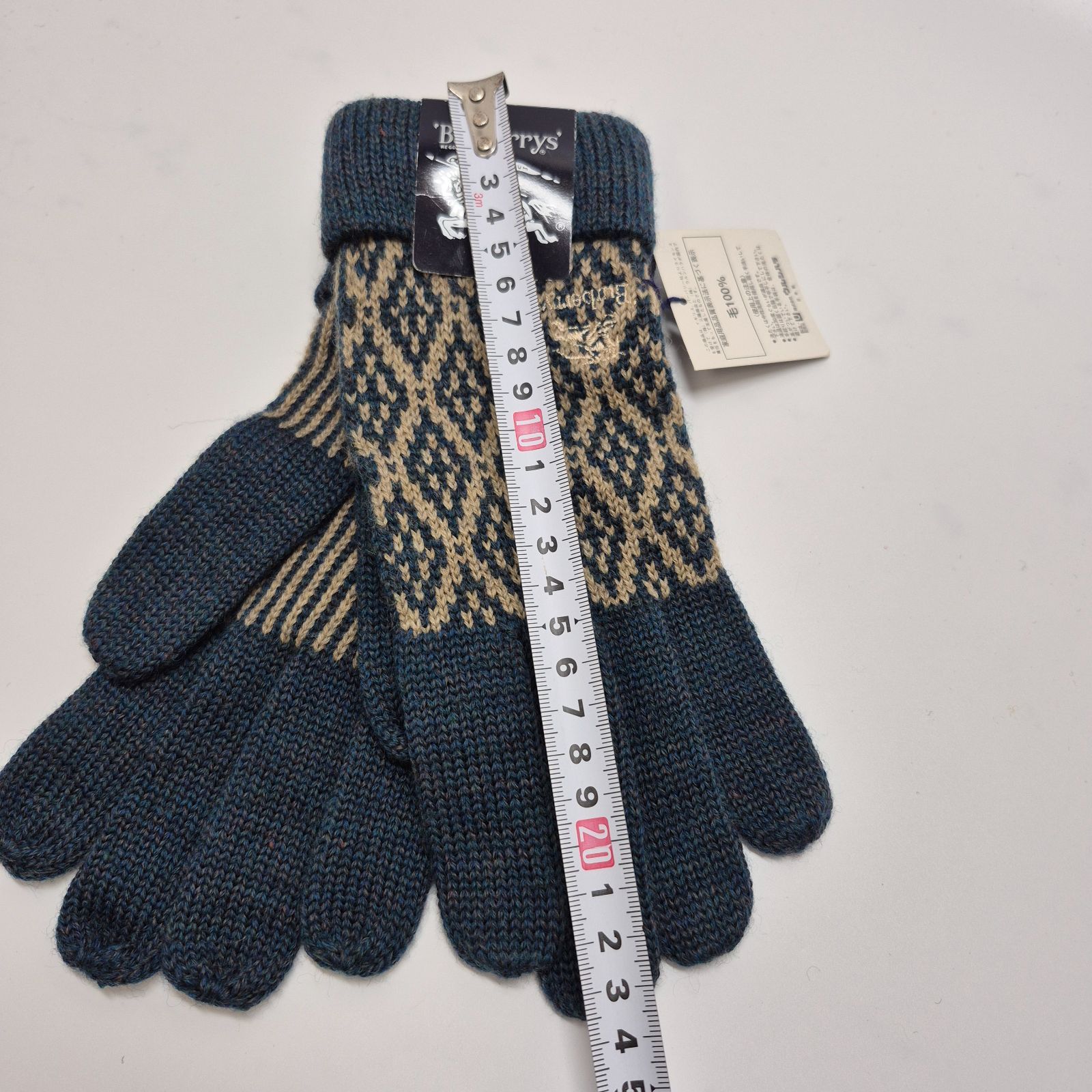 新品】Burberrys メンズ ニット手袋 毛100% - メルカリ