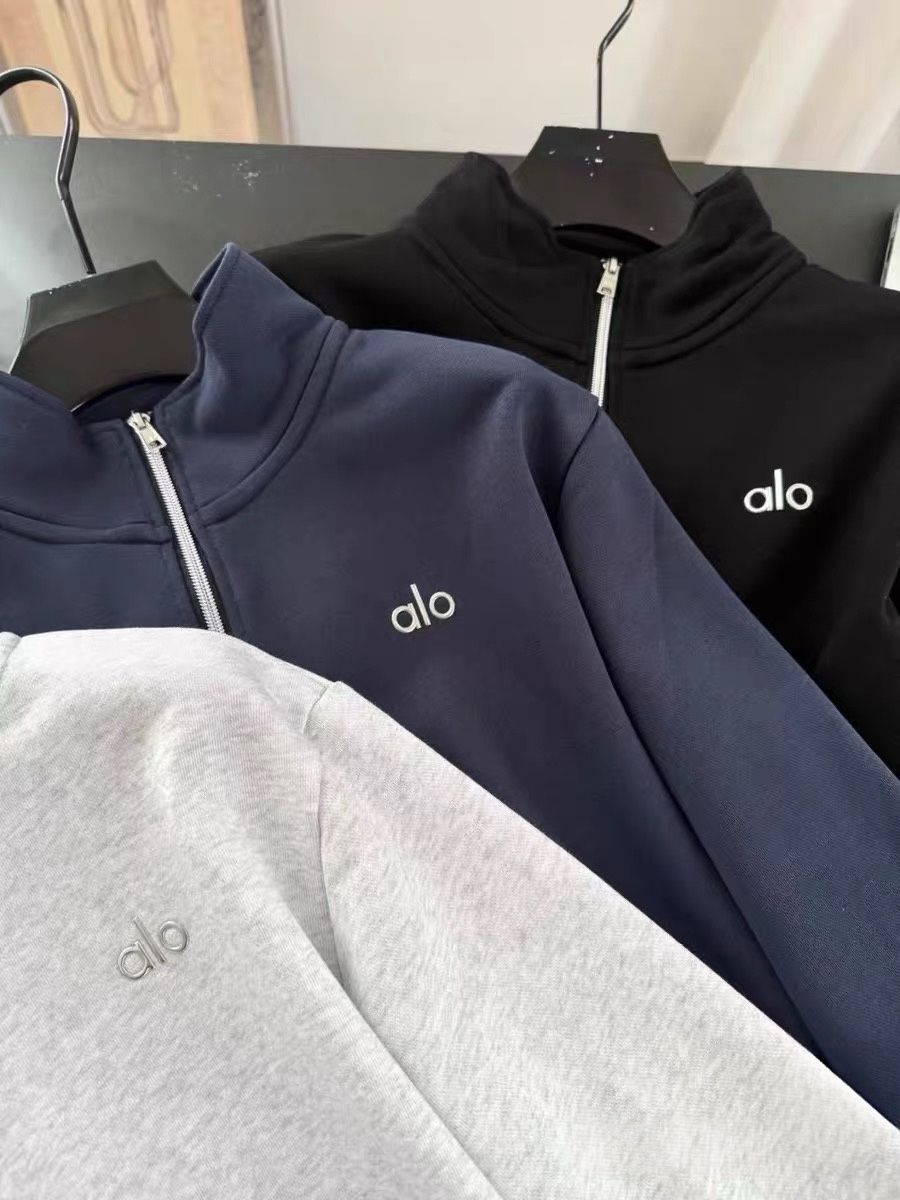 alo yoga ハーフジップ スウェット 3色展開 男女兼用 - メルカリ