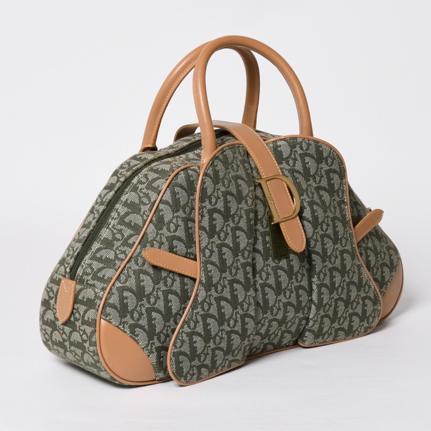 極美品 CHRISTIAN DIOR クリスチャンディオール トロッター柄ダブル