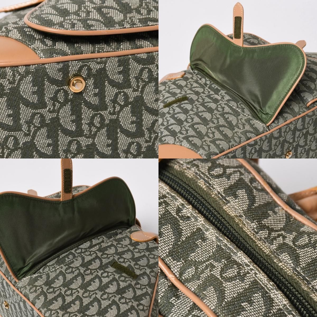 極美品 CHRISTIAN DIOR クリスチャンディオール トロッター柄ダブル