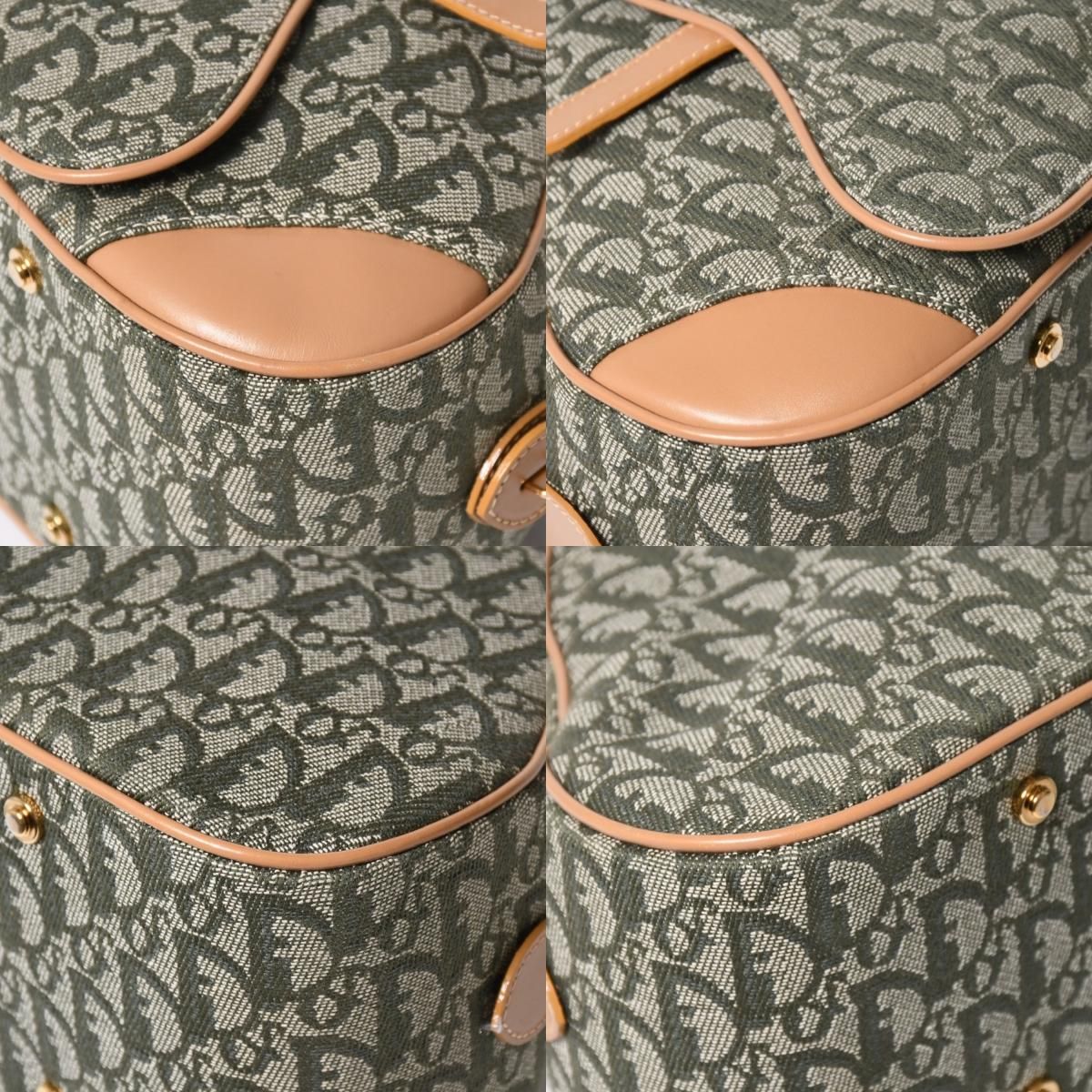 極美品 CHRISTIAN DIOR クリスチャンディオール トロッター柄ダブル