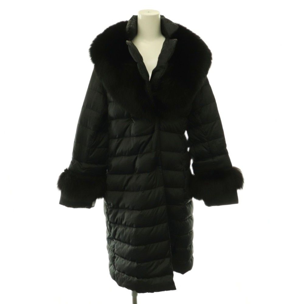 Sマックスマーラ 'S Max Mara ファー ダウンコート アウター 36 黒