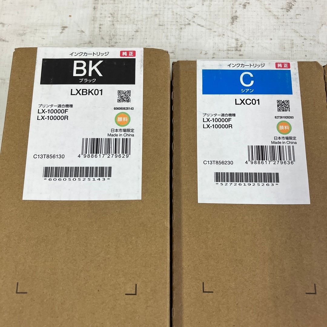 新品 未使用エプソン LX-10000用インクセット LXBK01 LXY01 EPSON 純正インクカートリッジ 4色セット 未使用 - メルカリ