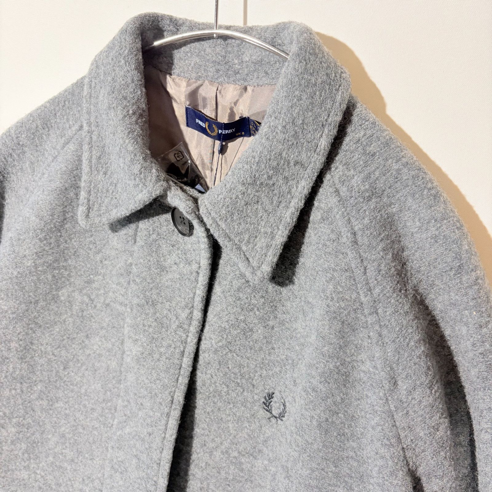 タグ付き】 フレッドペリー Fred Perry ステンカラーコート ロング