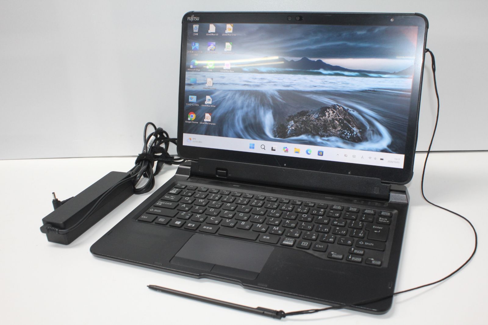 富士通/ARROWS Tab 〈Q7310/DB〉第10世代Core i5/128GB/メモリ8GB/キーボード付き ⑥