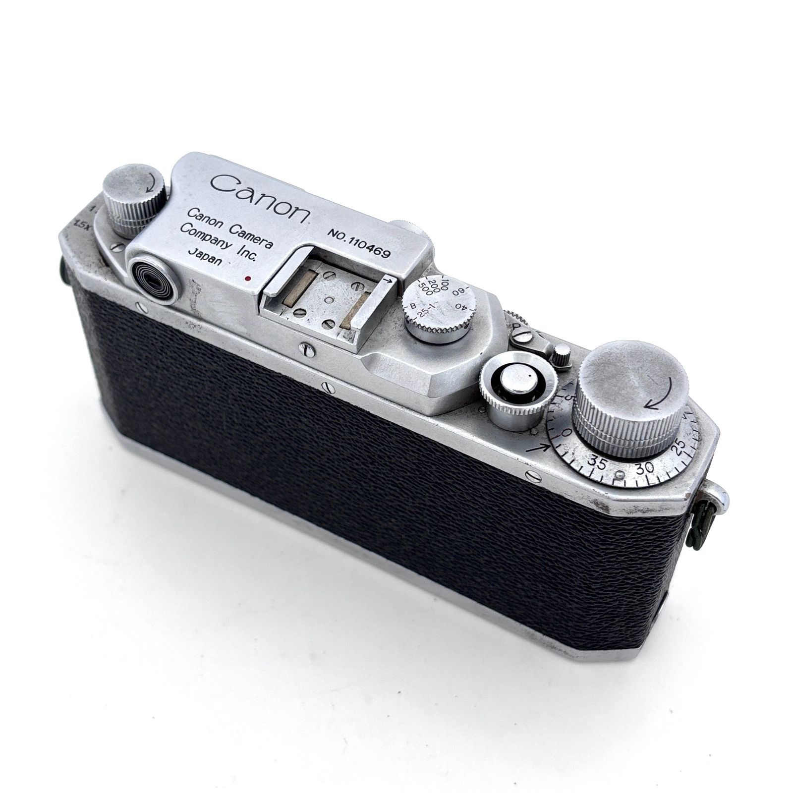 Canon　レンジファインダーカメラ　ヴィンテージ　昭和　レトロ キヤノン】CANON II D型 レンジファインダーカメラ + 当時の取扱説明