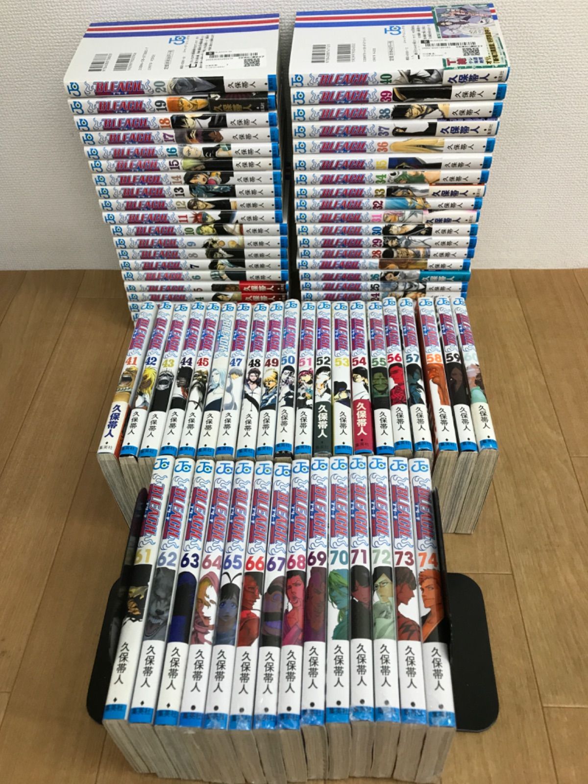 BLEACH　完結　全巻　セット　おまけつき　計75冊　P-0216 34 ☆【完結・未開封あり】BLEACH ブリーチ 全74巻 全巻 コミックセット