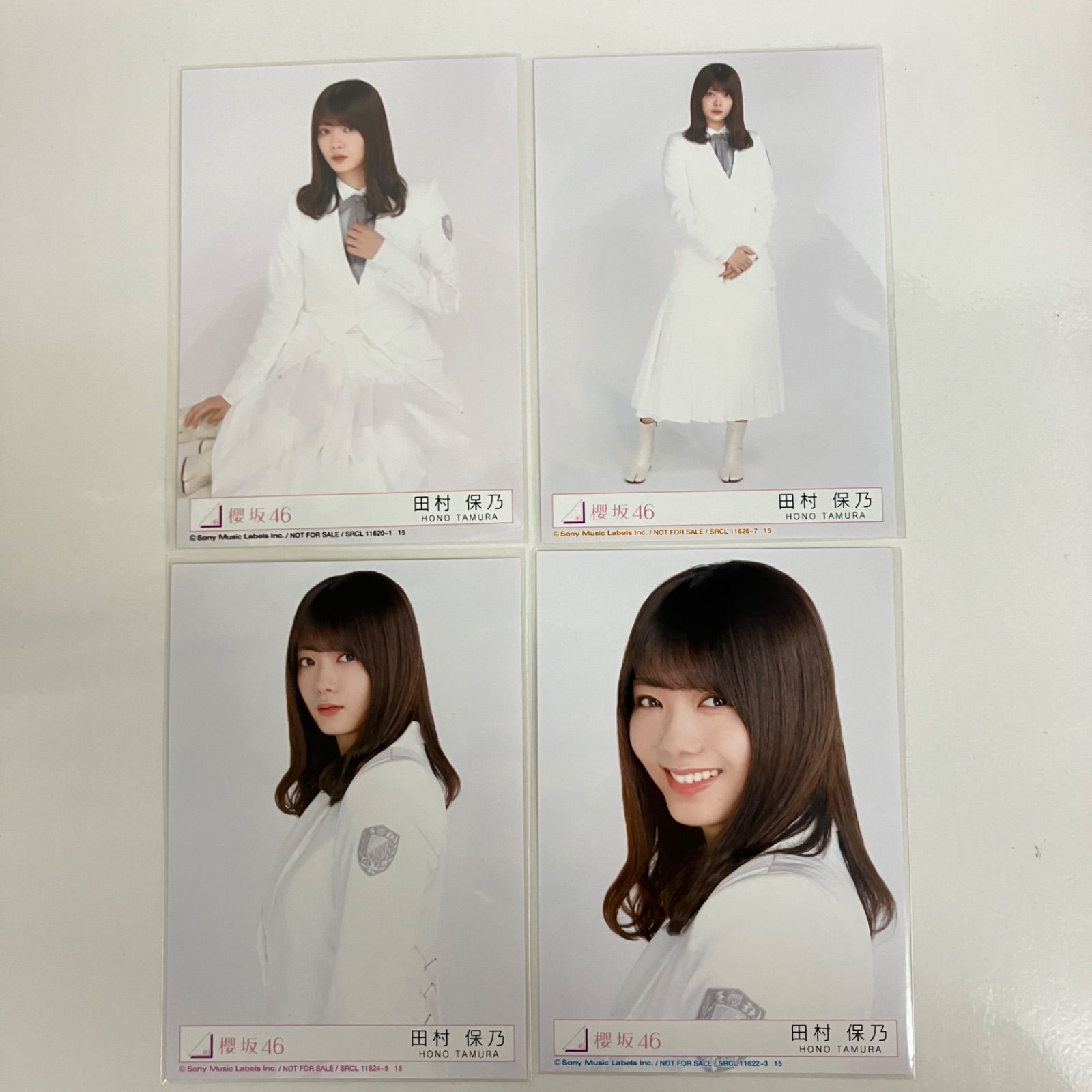 中古 櫻坂46 2021年 浴衣衣装 他 田村保乃 生写真 4コンプセット ②