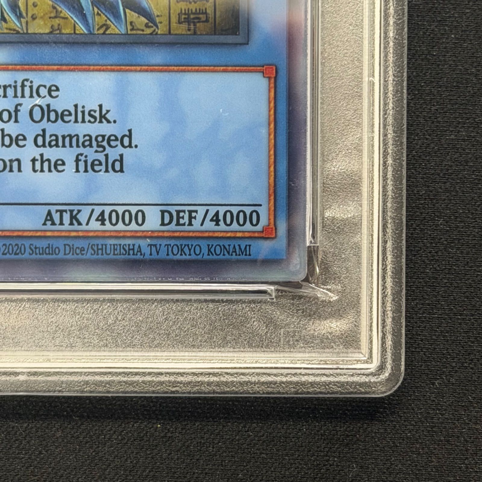 遊戯王 PSA10 オベリスクの巨神兵 ステンレス A001 - メルカリ