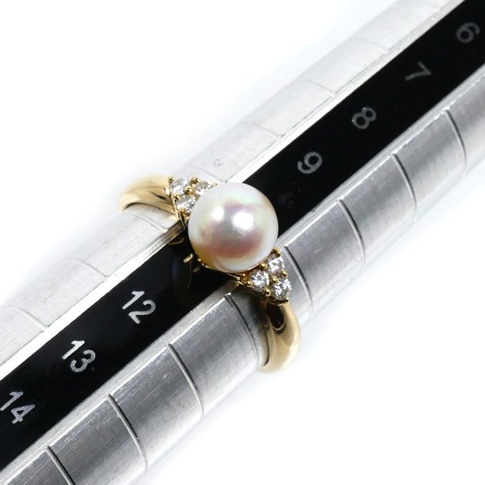 TASAKI タサキ K18YG イエローゴールド リング・指輪 パール約6.5mm