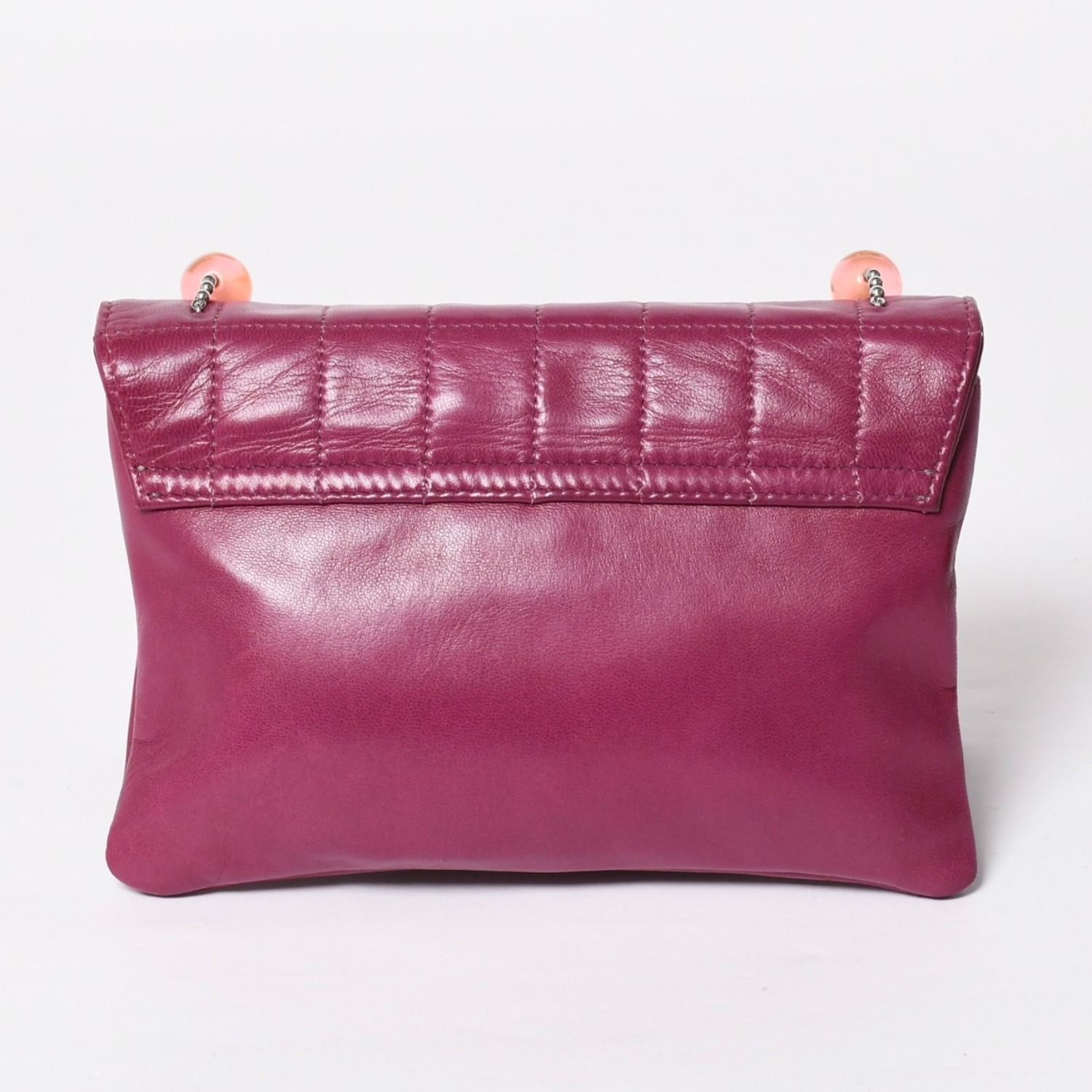 極美品 CHANEL シャネル チョコバー ボールチェーンショルダーバッグ 6 