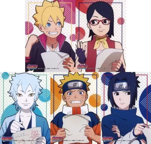 中古】キャラカード 集合 生ブロマイド(5枚組) 「BORUTO-ボルト
