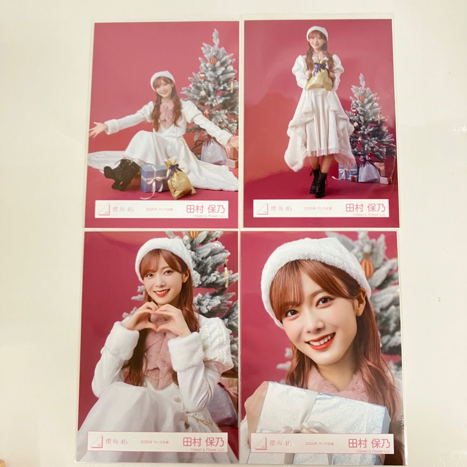 中古 櫻坂46 摩擦係数 MV衣装 他 田村保乃 生写真 4コンプセット ④