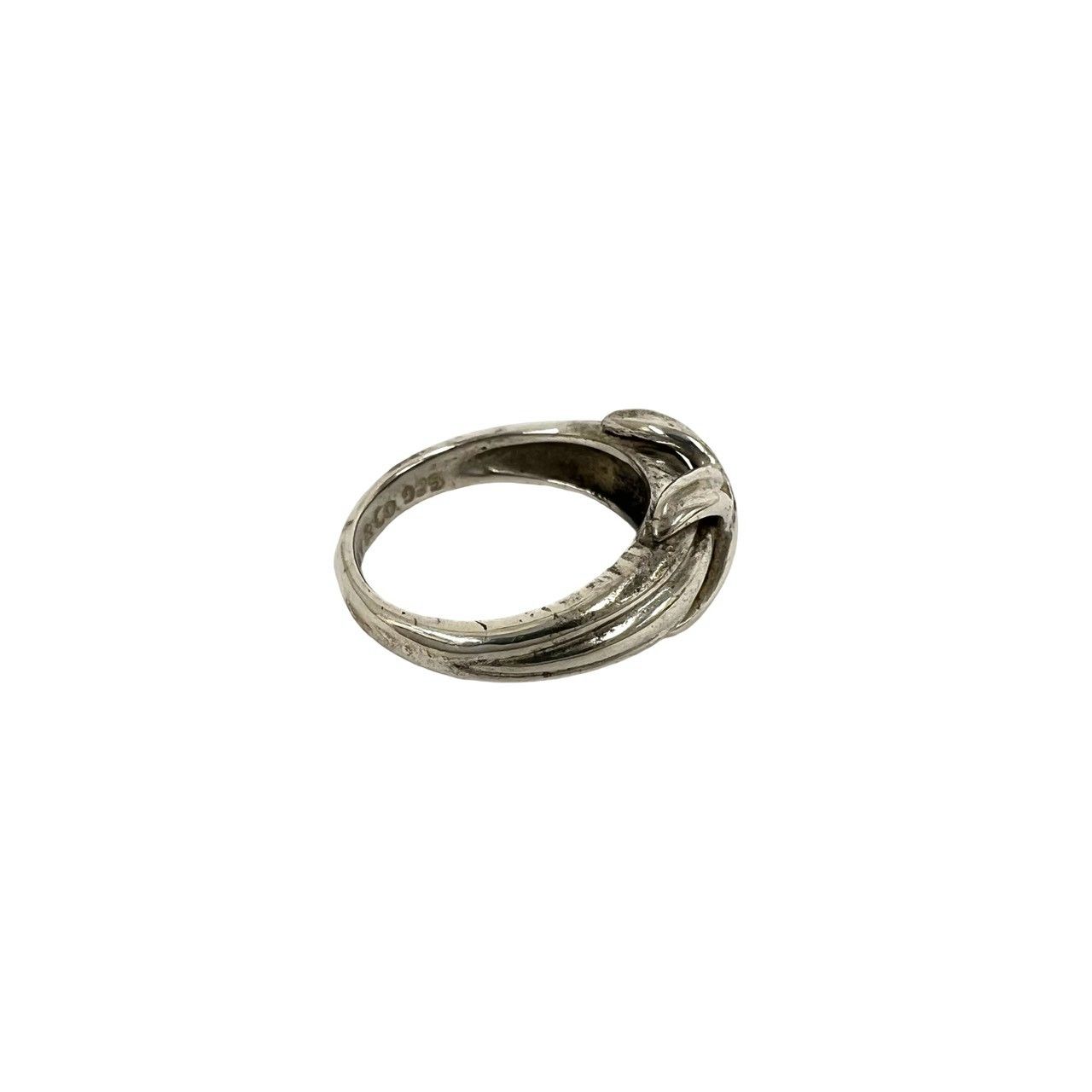 極 美品 TIFFANY&Co. ティファニー ヴィンテージ シグネチャー クロス