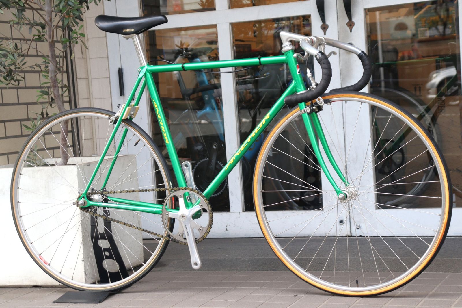 ブリジストン アンカー ANCHOR ピスト クロモリフレー ム NJS 競輪 ブリジストン アンカー BRIDGESTONE ANCHOR カイセイ KAISEI 019 NJS
