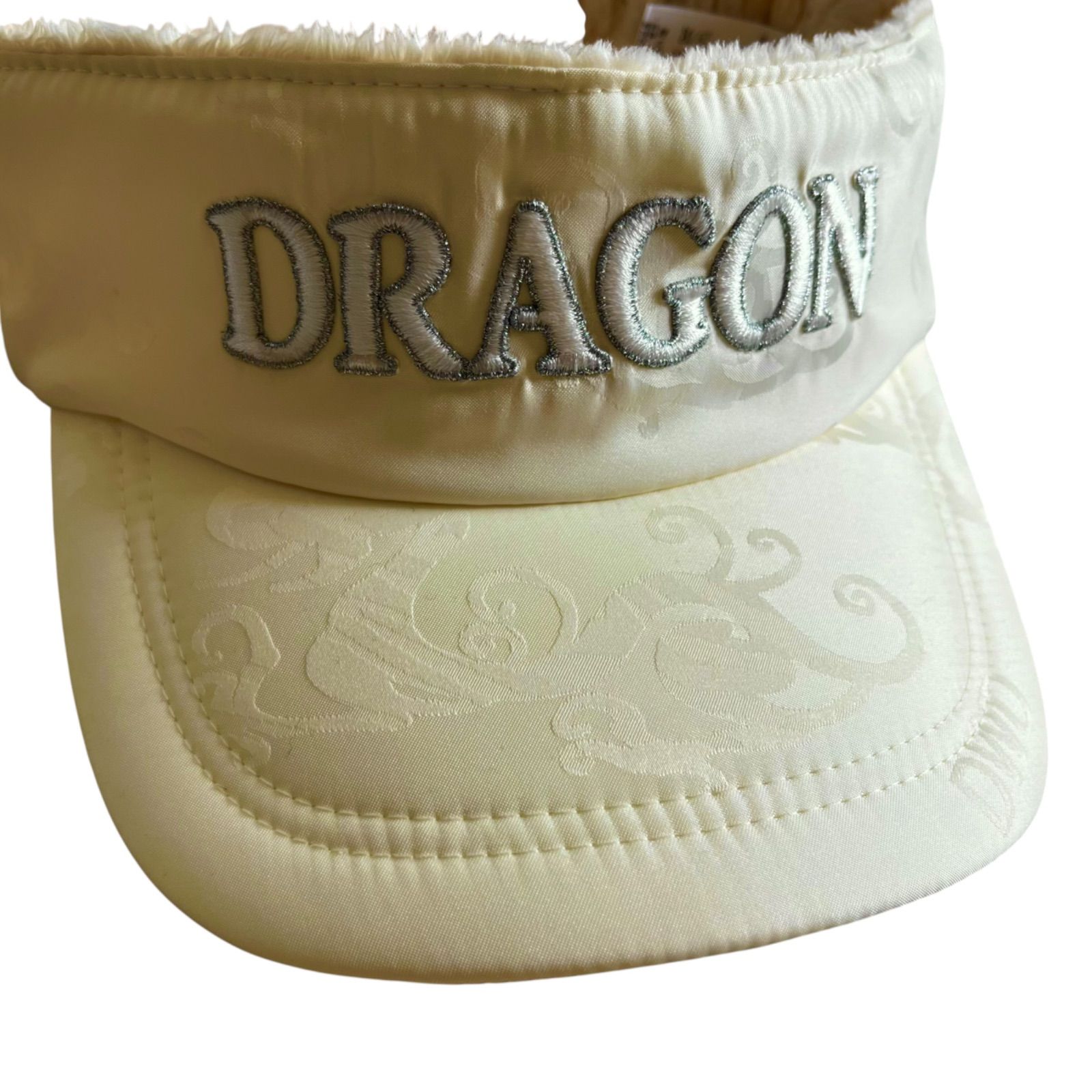 Dance With Dragon ダンスウィズドラゴン ロゴ刺繍 総柄 ファー切替