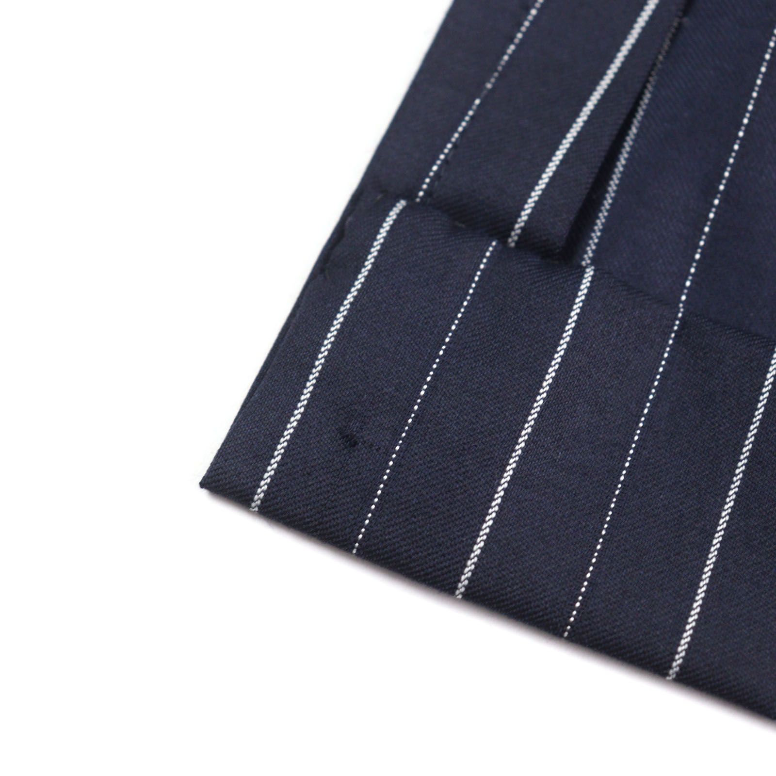 美品○ISAIA イザイア ウール100% Super 120s生地使用 ストライプ柄