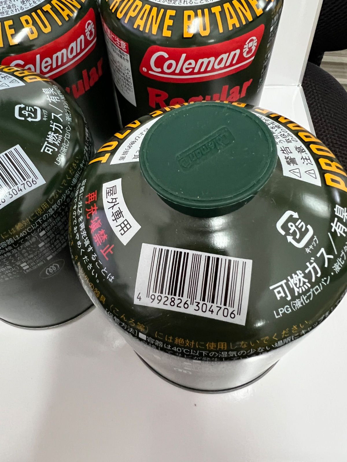 Coleman(コールマン) ガスボンベ 純正LPガス燃料 Tタイプ 【470g×6缶