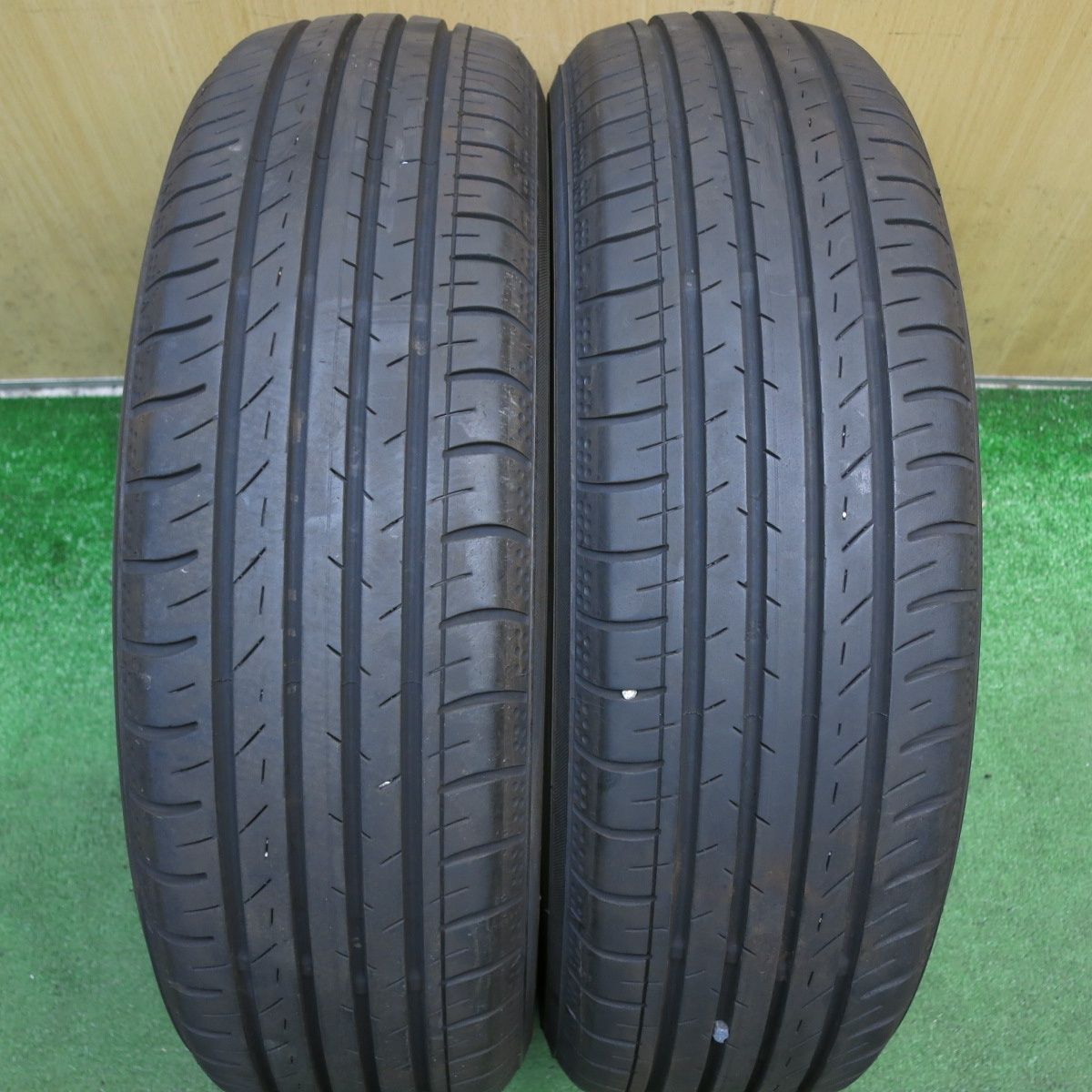 バリ溝！23年！8.5分！2本◎155/65R14 ヨコハマ BluEarth-GT AE51
