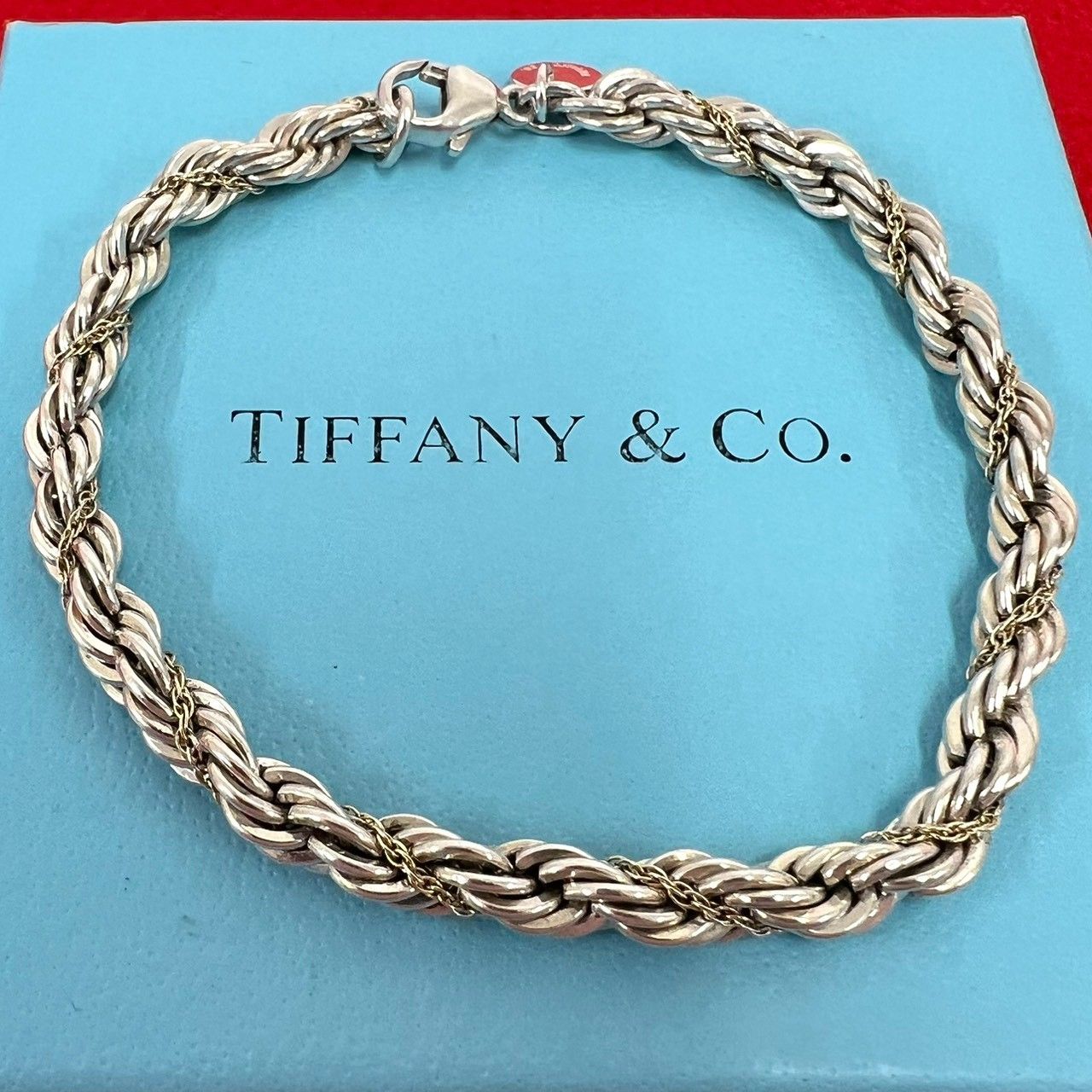 極 美品 TIFFANY&Co. ティファニー ツイストロープ ブレスレット