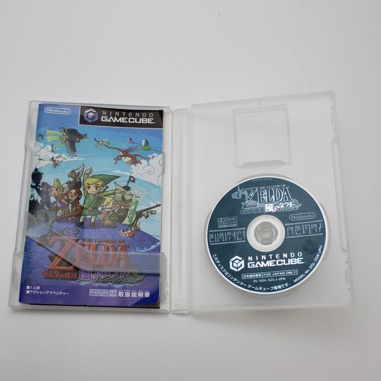 動作未確認】ゼルダの伝説 風のタクト ゲームキューブ用ソフト GC