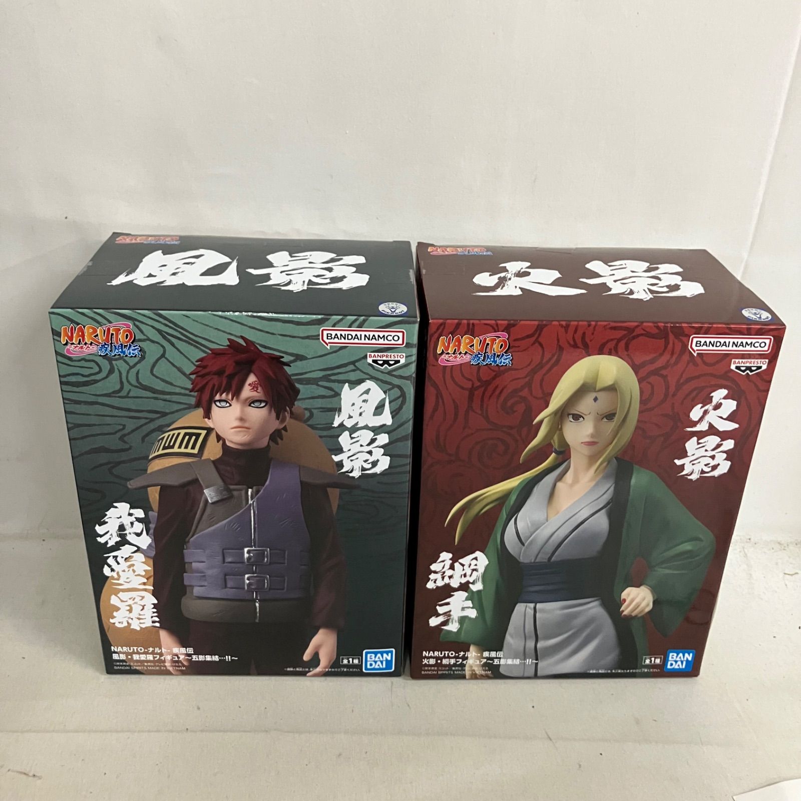 未開封 NARUTO疾風伝 風影 我愛羅 火影 綱手 五影集結 フィギュア 6個